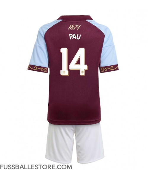 Günstige Aston Villa Pau Torres #14 Heimtrikotsatz Kinder 2025-26 Kurzarm (+ Kurze Hosen) Günstige Aston Villa Pau Torres #14 Heimtrikotsatz Kinder 2025-26 Kurzarm (+ Kurze Hosen)